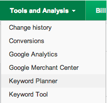 AdWords spouští Keyword Planner Tool