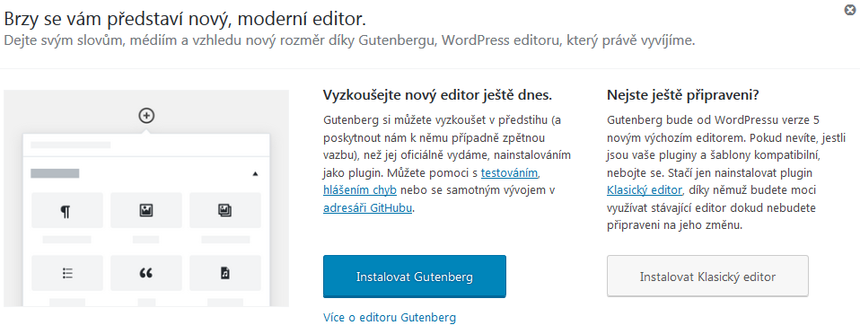 Aktualizace WordPress 4.9.8