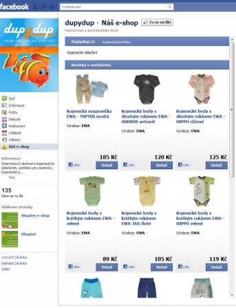 E-shop přímo na Facebooku